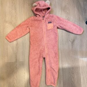 Patagonia Furry Friends Fleece Bunting - Pink